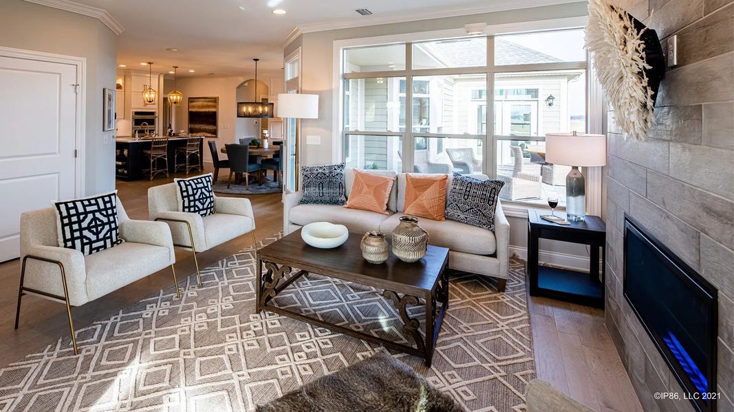 Representative furnished interior of a home built from the Palazzo by Epcon Communities in The Courtyards by The Manor, Alpharetta (Image 4).