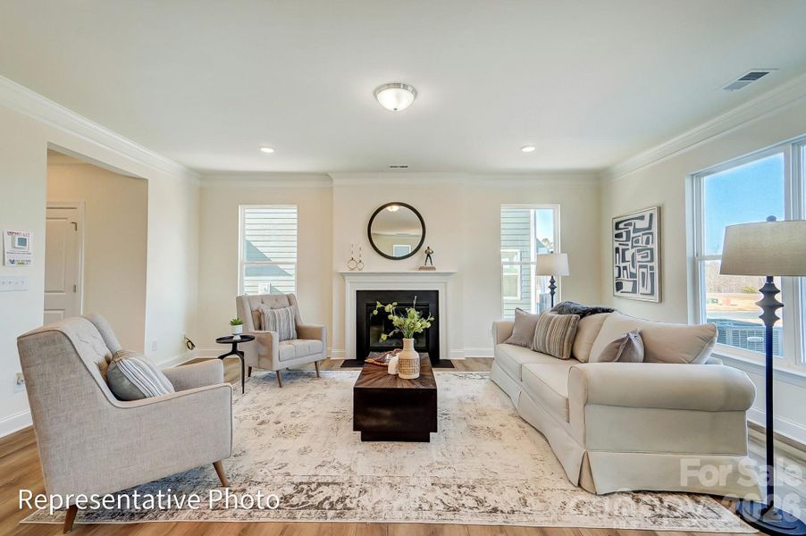 Furnished interior view inside a new home in Ashton Park, Monroe (Image 3).