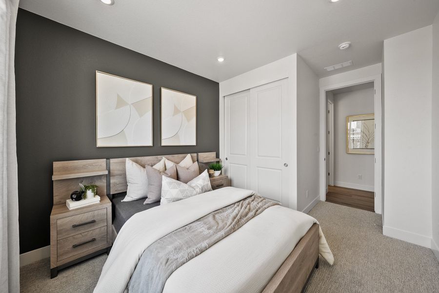 Furnished interior view inside a new home in Trumark Homes at Tanterra, Parker (Image 19). Furnished interior view inside a new home in Trumark Homes at Tanterra, Parker (Image 19).