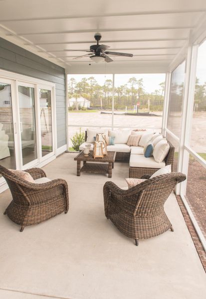 Representative furnished interior of a home built from the Helmsley by Bill Clark Homes in The Sanctuary at Sunset Beach, Sunset Beach (Image 105). Representative furnished interior of a home built from the Helmsley by Bill Clark Homes in The Sanctuary at Sunset Beach, Sunset Beach (Image 105).