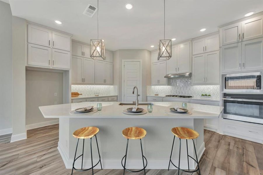 Furnished interior view inside a new home in Sandbrock Ranch, Aubrey (Image 15).