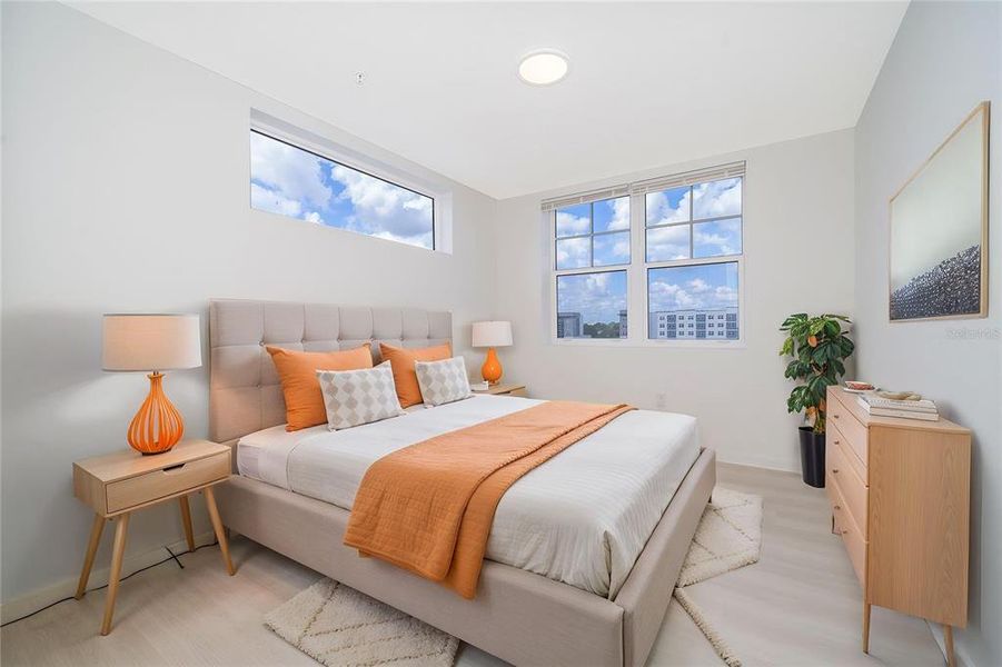 Furnished interior view inside a new home in , Orlando (Image 8).