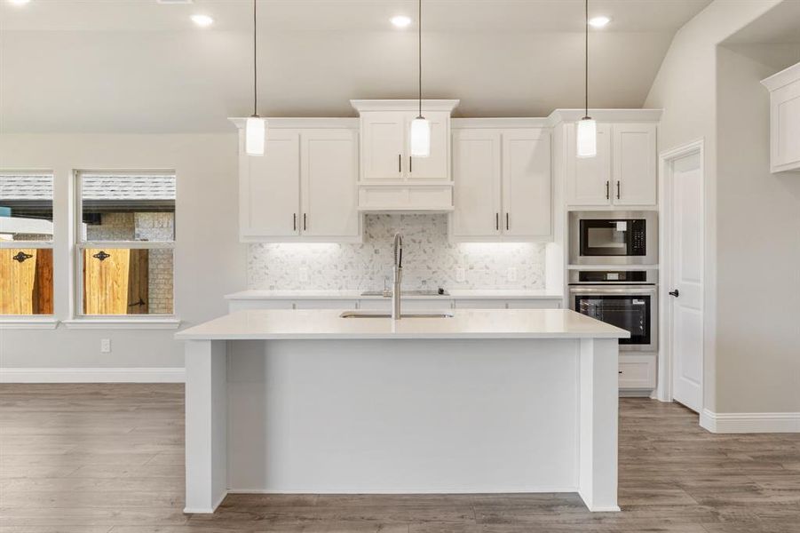 Furnished interior view inside a new home in Anderson Crossing, Trenton (Image 7). Furnished interior view inside a new home in Anderson Crossing, Trenton (Image 7).