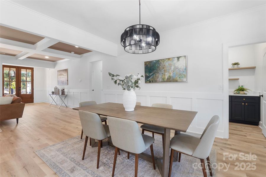 Furnished interior view inside a new home in , Kannapolis (Image 8).