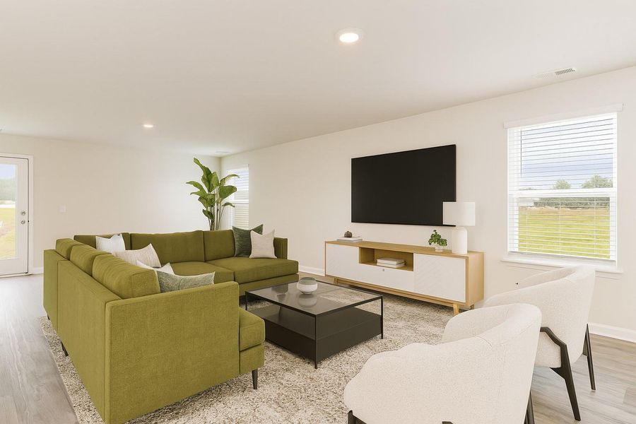 Furnished interior view inside a new home in McCrorey Trails, Conroe (Image 6).