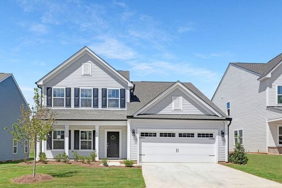 Representative exterior photo of a completed home built from the Wayne by True Homes in Beaver Creek, Statesville, NC (Image 2).