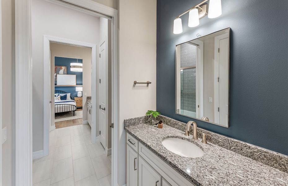 Furnished interior view inside a new home in Avondale at Avenir, Palm Beach Gardens (Image 13).
