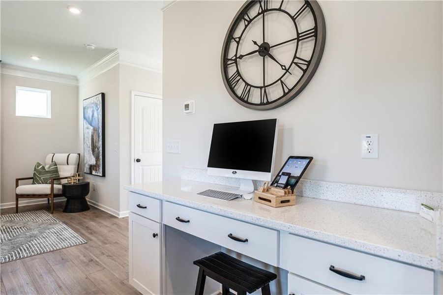 Furnished interior view inside a new home in Laurel Ridge, Rock Spring (Image 11).