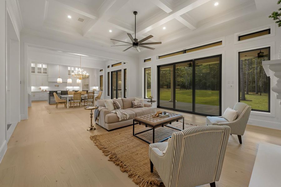 Furnished interior view inside a new home in , Montgomery (Image 37). Furnished interior view inside a new home in , Montgomery (Image 37).