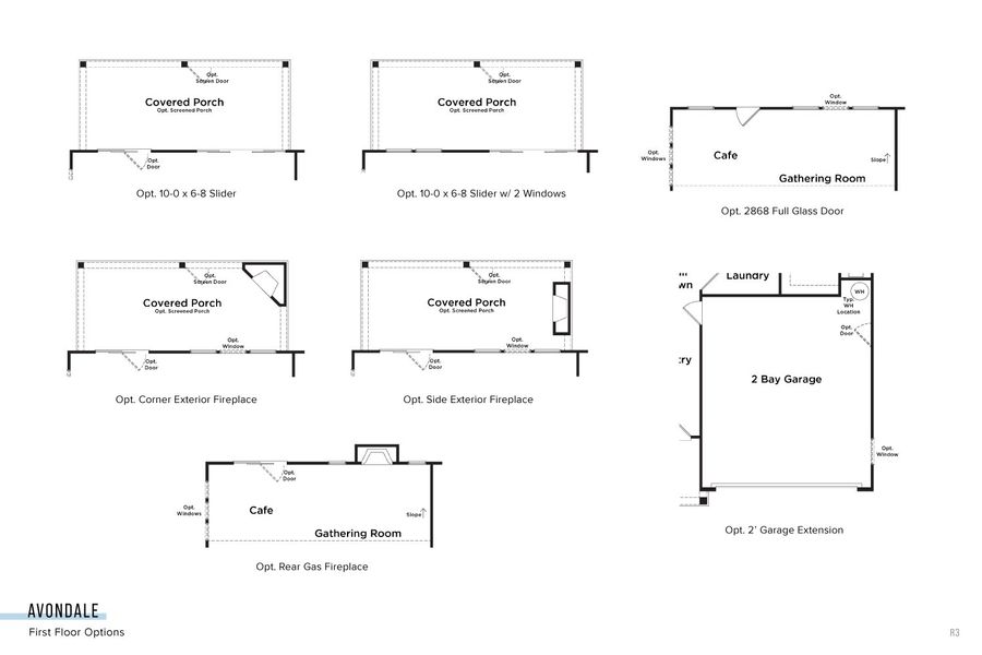 2D floor plan layout for the Avondale by DRB Homes in McClure Farms, Columbia, TN (Image 13). 2D floor plan layout for the Avondale by DRB Homes in McClure Farms, Columbia, TN (Image 13).