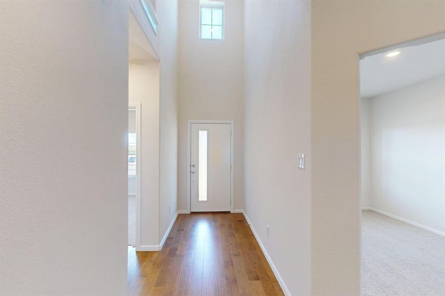 Spacious, unfurnished interior of a new home in The Preserve, Justin (Image 20).