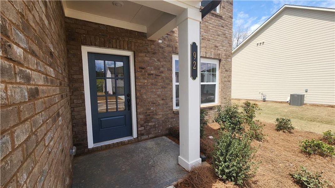 Exterior details and patio area of a home in The Estates at Casteel, Bethlehem (Image 4).