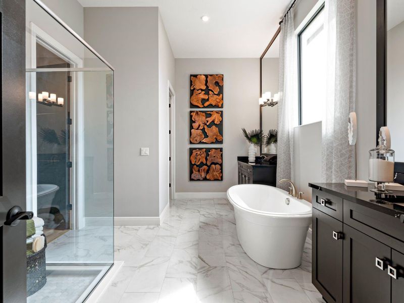 Furnished interior view inside a new home in , Port St. Lucie (Image 27).