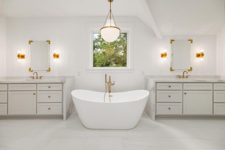 Furnished interior view inside a new home in , Mount Pleasant (Image 38).