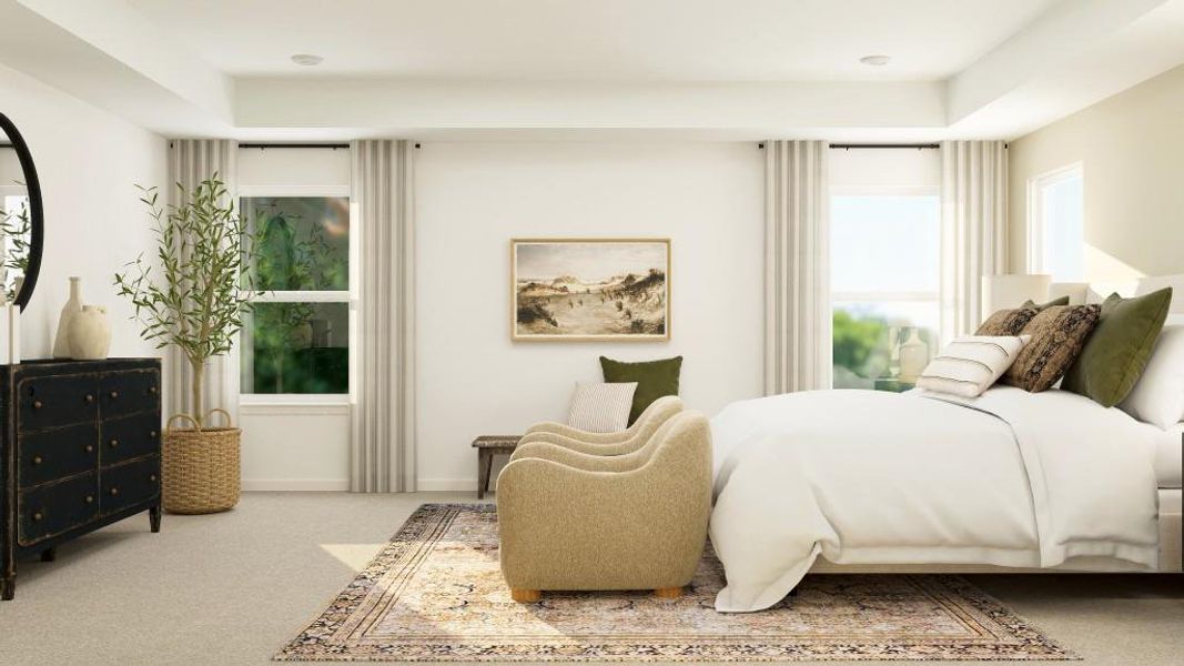 Furnished interior view inside a new home in Deer Valley, Canton (Image 17).