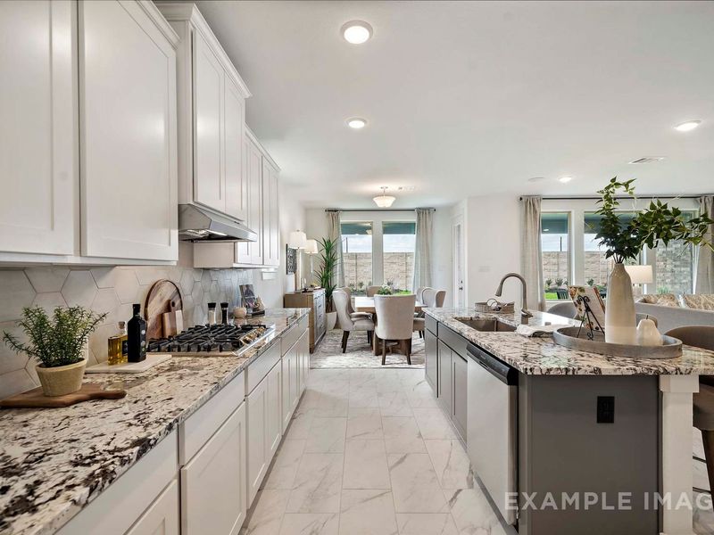 Representative furnished interior of a home built from the The Philip A with 3-Car Garage by Davidson Homes LLC in Lago Mar, Texas City (Image 7).