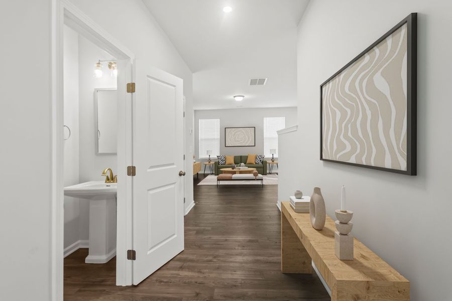 Representative furnished interior of a home built from the The Coles by Stanley Martin Homes in Bridgeport Single Family Homes, Greenville (Image 8).