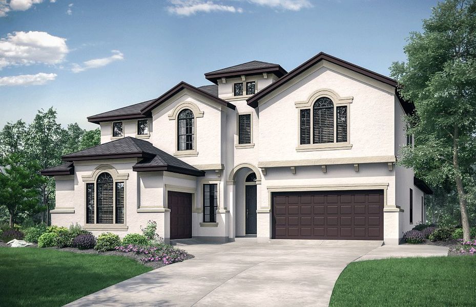 Representative exterior photo of a completed home built from the Evermont by Landon Homes in Lexington Frisco, Frisco, TX (Image 8).