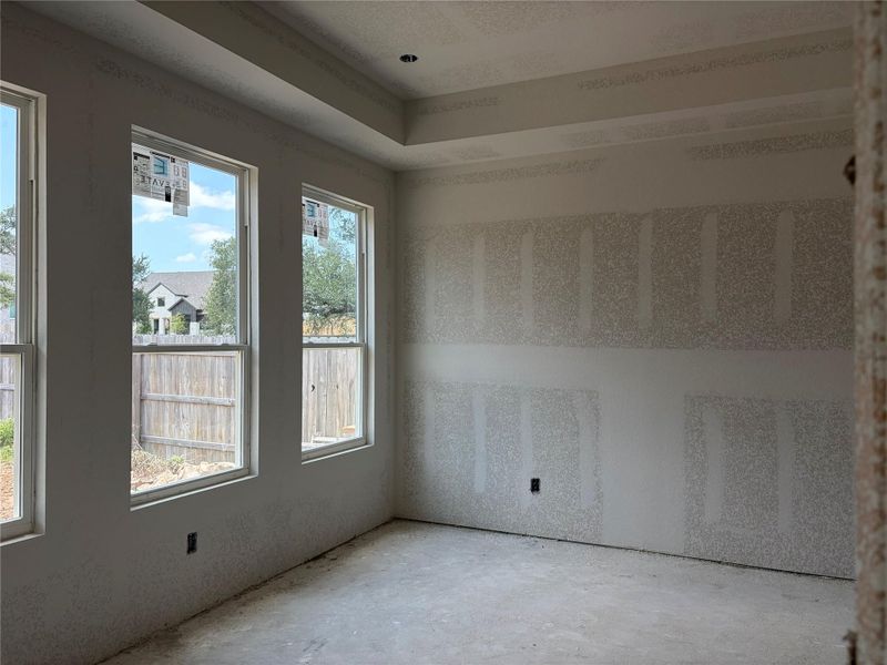 In-progress construction of a new home in La Cima, San Marcos, TX (Image 28).