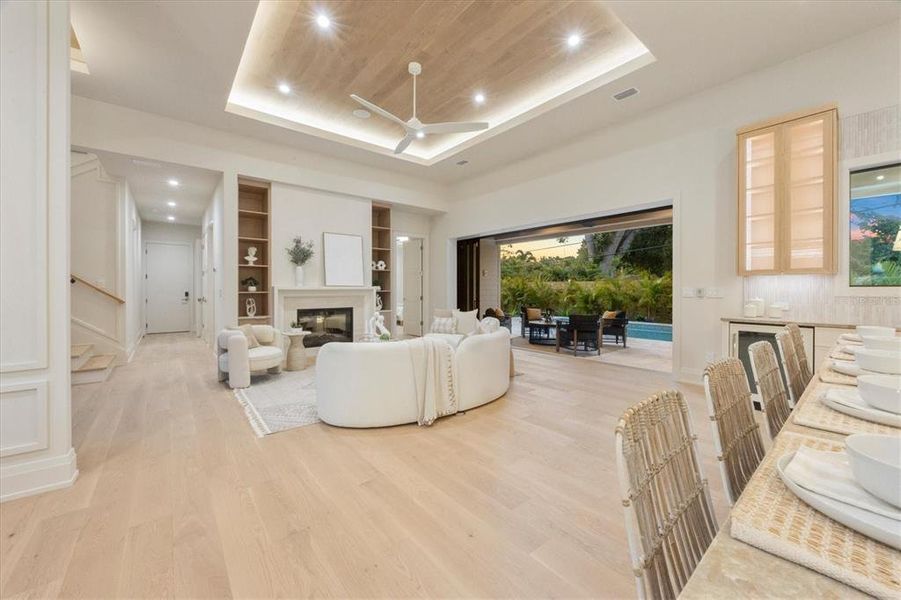 Furnished interior view inside a new home in , Sarasota (Image 56).
