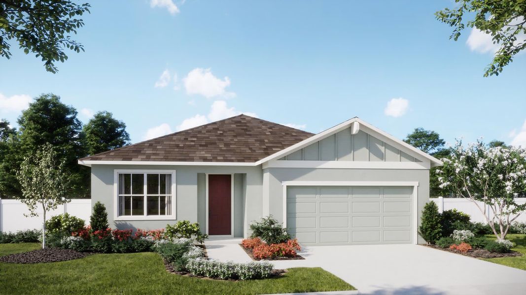 Florida Vernacular Elevation | Luna | Marion Ridge | New Homes in Haines City, FL | Landsea Homes