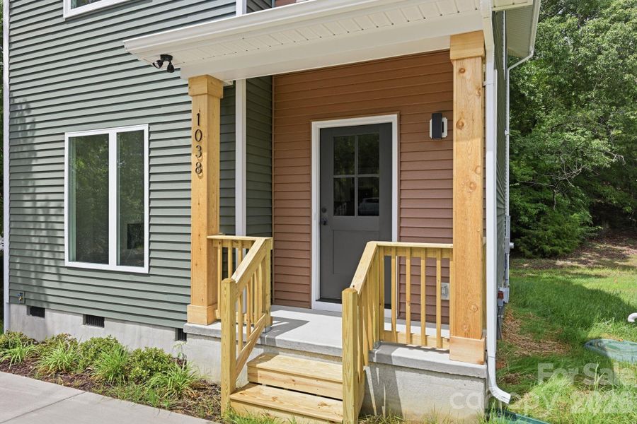 Exterior details and patio area of a home in , Albemarle (Image 3).