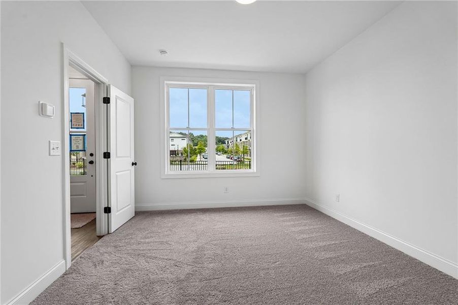 Spacious, unfurnished interior of a new home in Millcroft Townhomes, Buford (Image 46). Spacious, unfurnished interior of a new home in Millcroft Townhomes, Buford (Image 46).
