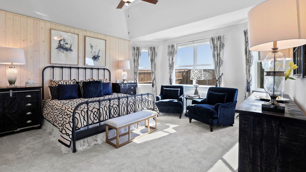 Representative furnished interior of a home built from the Laurel by Brightland Homes in Sunterra, Katy (Image 10).