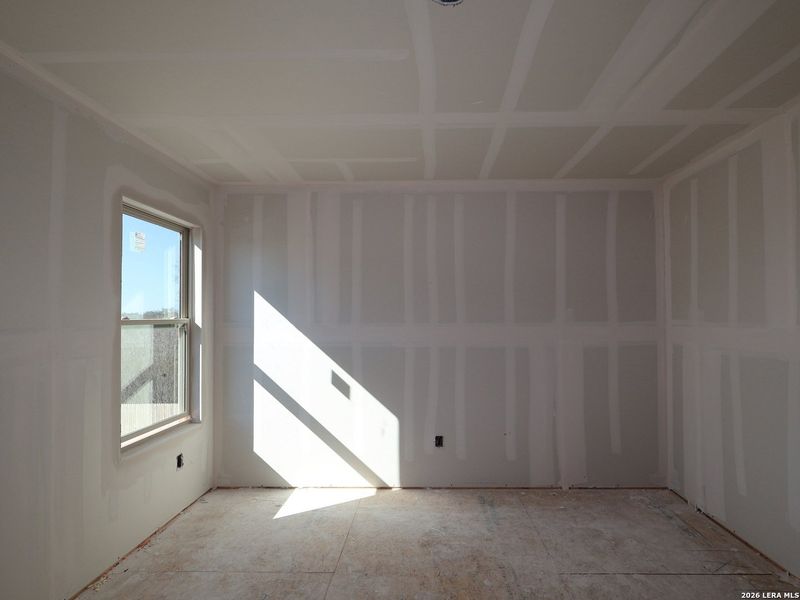 In-progress construction of a new home in Cinco Lakes, San Antonio, TX (Image 23).