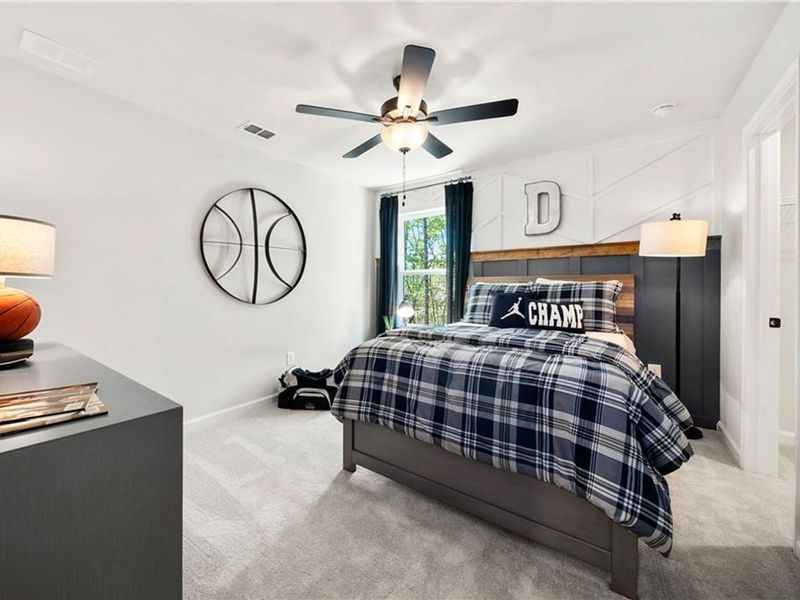 Furnished interior view inside a new home in Riverwood, Dallas (Image 53).