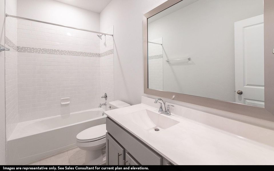 Furnished interior view inside a new home in Wildrye, Waller (Image 2).