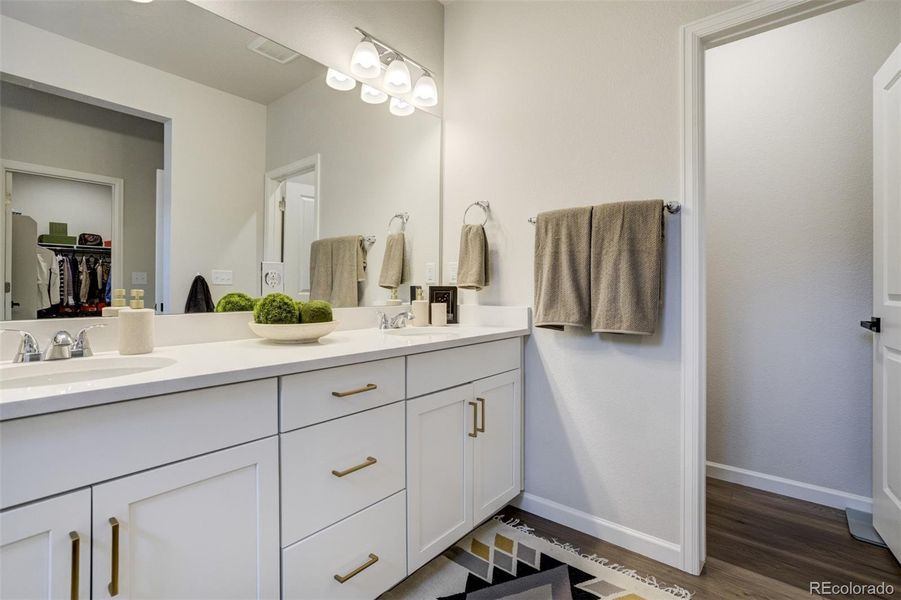 Primary bathroom Primary bathroom