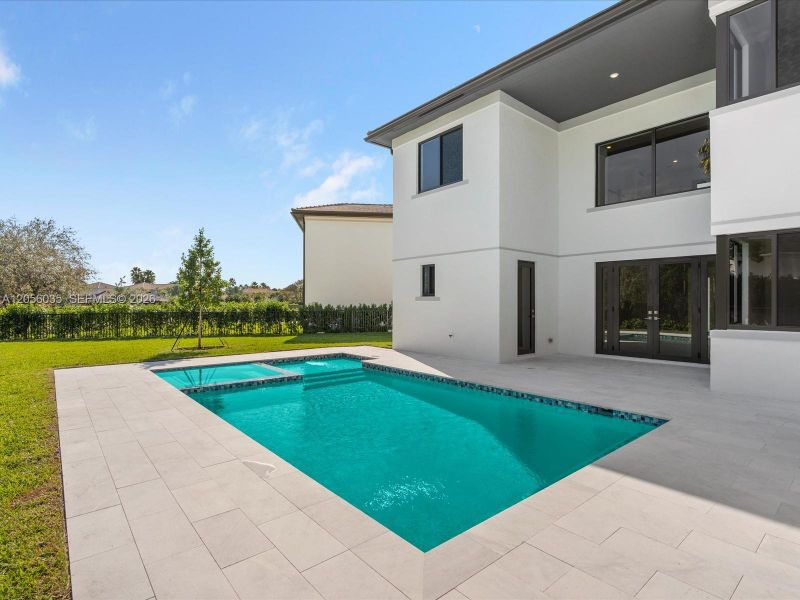 Exterior details and patio area of a home in , Miami (Image 34). Exterior details and patio area of a home in , Miami (Image 34).
