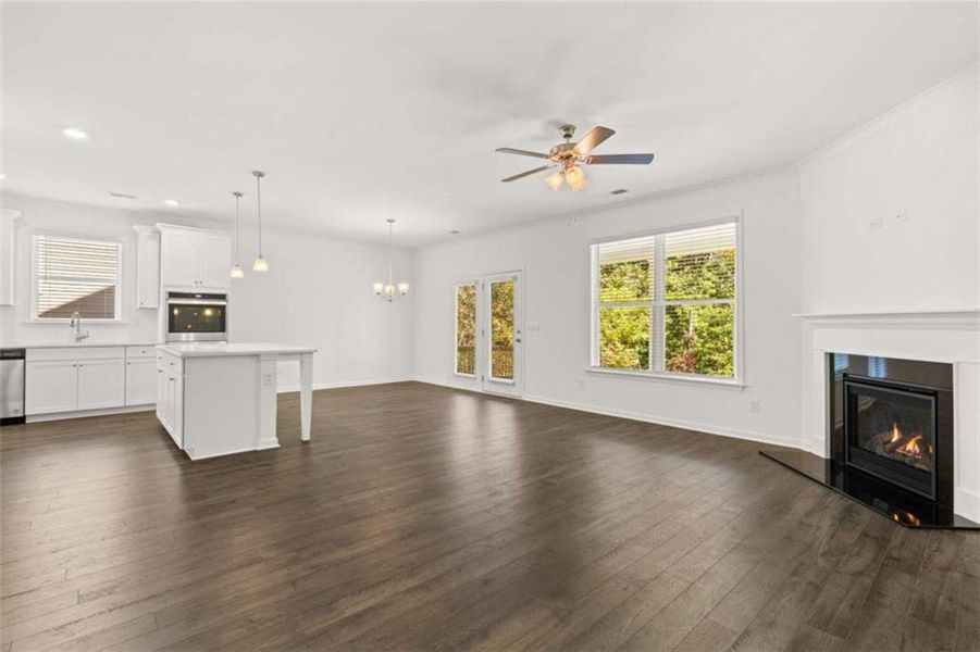 Spacious, unfurnished interior of a new home in Water Oak Estates, Lawrenceville (Image 30). Spacious, unfurnished interior of a new home in Water Oak Estates, Lawrenceville (Image 30).