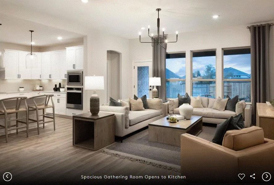 Furnished interior view inside a new home in Saddleback at Santa Rita Ranch, Liberty Hill (Image 12).