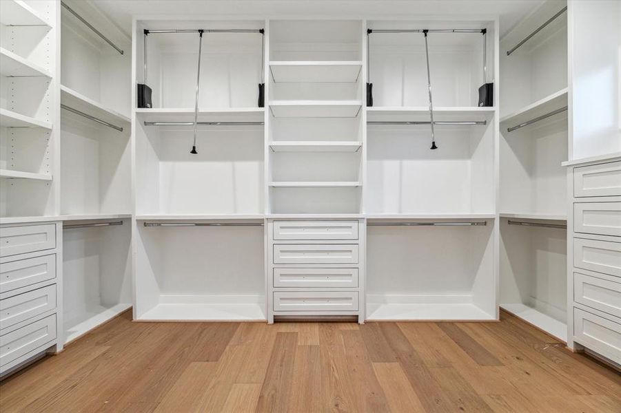 Large primary closet