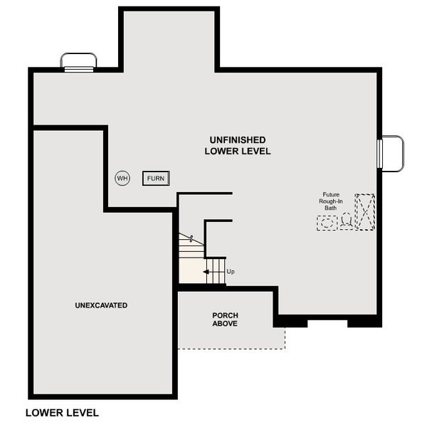 2D floor plan layout of this home in Parkdale Commons, Lafayette, CO (Image 6).