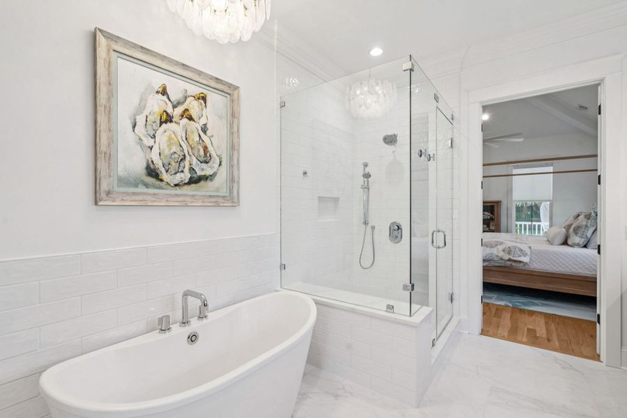 Furnished interior view inside a new home in , Mount Pleasant (Image 56).