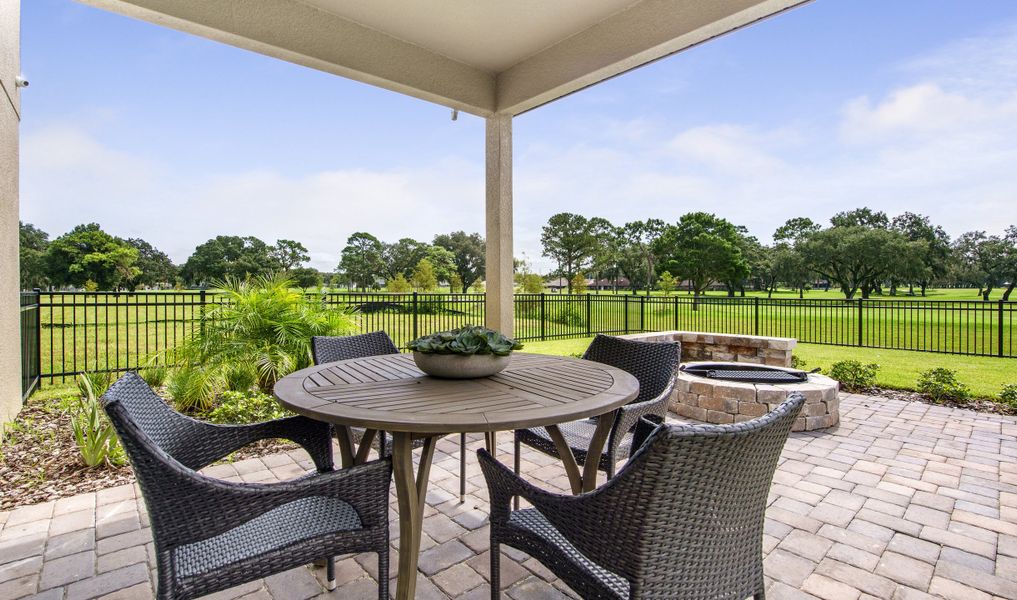 Covered patio