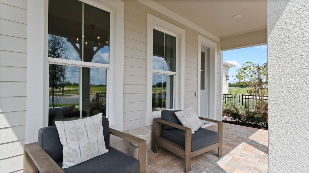 Representative furnished interior of a home built from the Sweetgum by DRB Homes in Lakeside at Satilla, St. Cloud (Image 8).