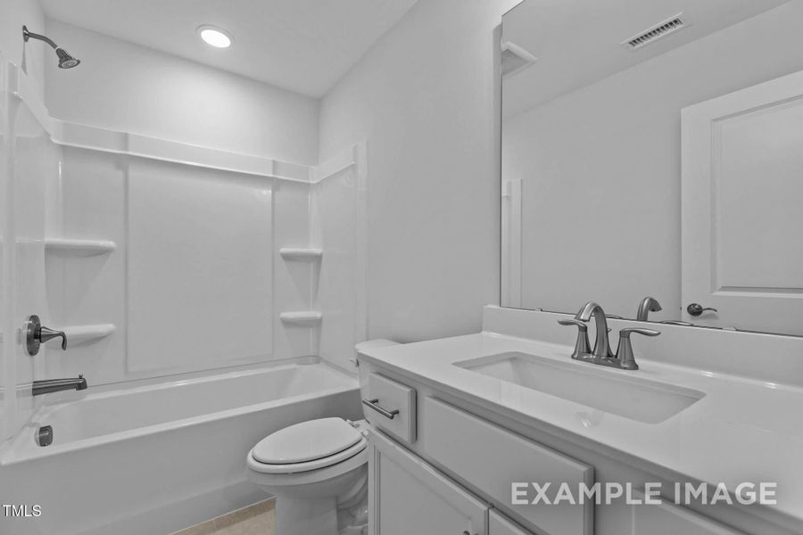 Furnished interior view inside a new home in Tobacco Road, Angier (Image 12).