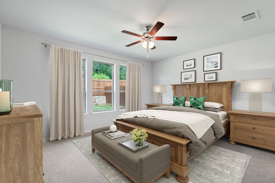 Representative furnished interior of a home built from the Driftwood by Beazer Homes in Lovers Landing, Forney (Image 5). Representative furnished interior of a home built from the Driftwood by Beazer Homes in Lovers Landing, Forney (Image 5).