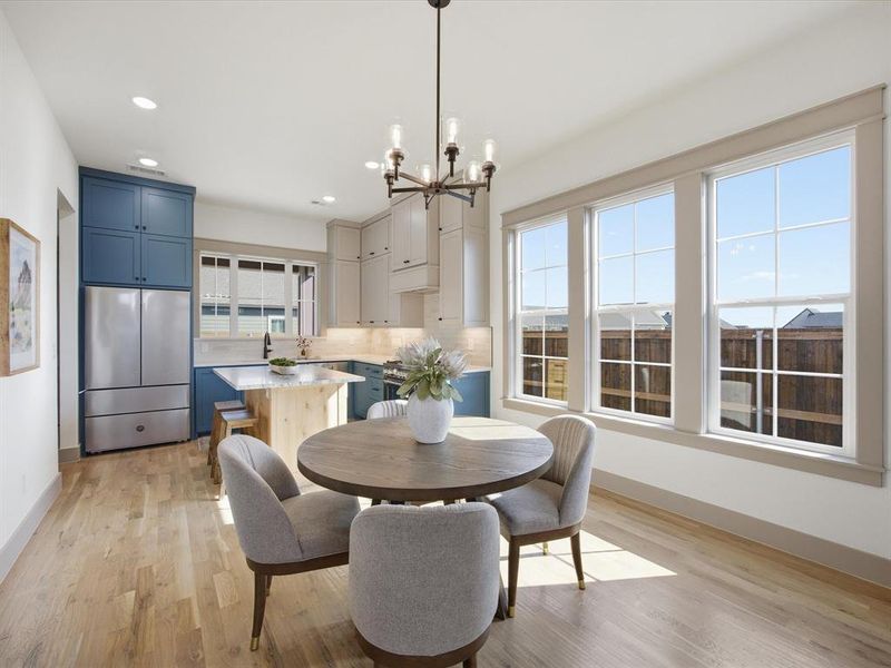 Furnished interior view inside a new home in , Midlothian (Image 32).