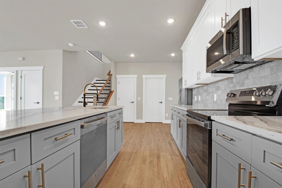 Furnished interior view inside a new home in , Dripping Springs (Image 6).