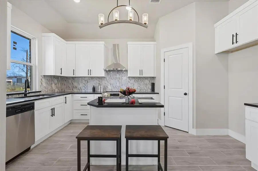 Furnished interior view inside a new home in , Haltom City (Image 7).