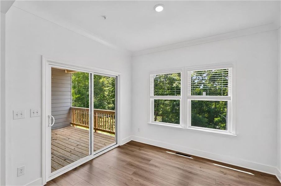 Spacious, unfurnished interior of a new home in Forrest Crossing, Woodstock (Image 8). Spacious, unfurnished interior of a new home in Forrest Crossing, Woodstock (Image 8).