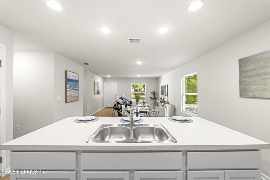 Furnished interior view inside a new home in , Jacksonville (Image 3).