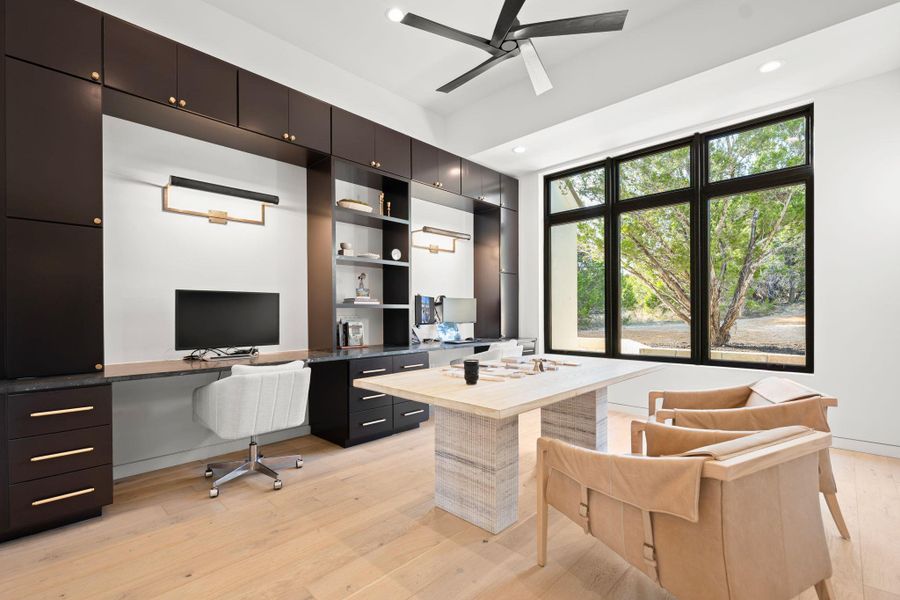 Furnished interior view inside a new home in , Spicewood (Image 10).