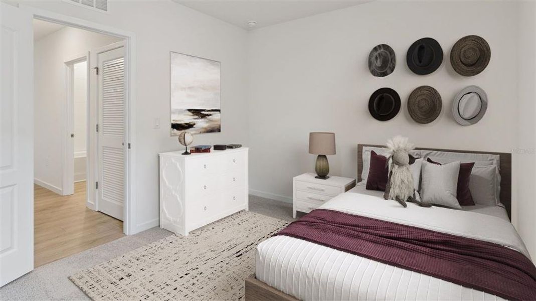 Furnished interior view inside a new home in , Sanford (Image 12).