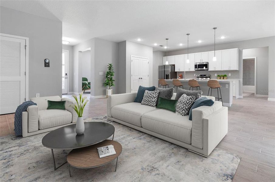 Furnished interior view inside a new home in , Cape Coral (Image 7).
